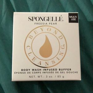 Spongellé, Body Wash Infused Buffer, Multi-Use, 3 Oz, Freesia Pear.